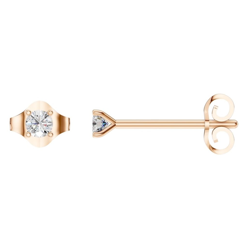 EA-2998 Rose Gold Earrings SET - Main View