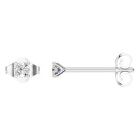 EA-2998 White Gold Earrings SET - Main View
