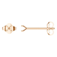 EA-2998 Rose Gold Earrings UNSET - Main View