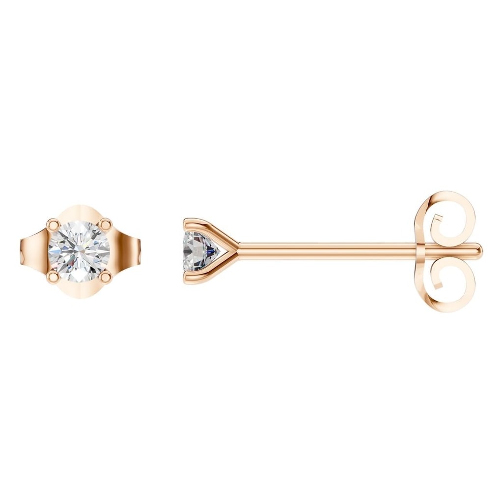 EA-2998 Rose Gold Earrings SET - Main View