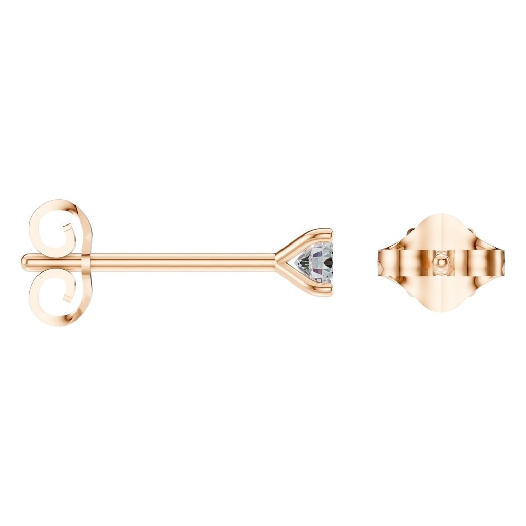 EA-2998 Rose Gold Earrings SET - ANGLE