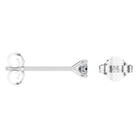 EA-2998 White Gold Earrings SET - ANGLE