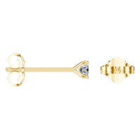 EA-2998 Yellow Gold Earrings SET - ANGLE
