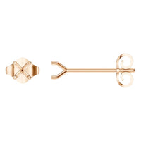 EA-2998 Rose Gold Earrings UNSET - Main View