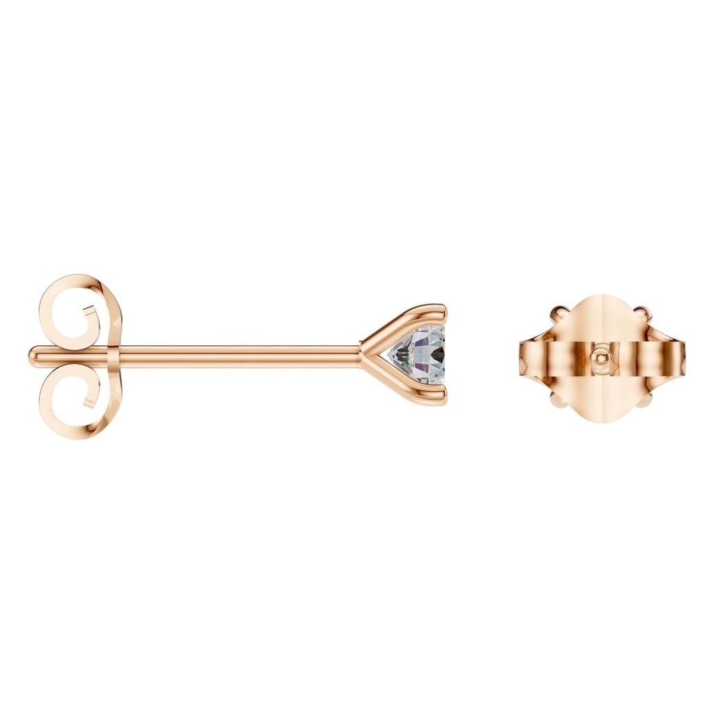 EA-2998 Rose Gold Earrings SET - ANGLE