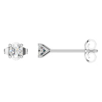 EA-2998 White Gold Earrings SET - Main View