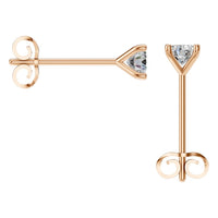 EA-2998 Rose Gold Earrings SET - BACK