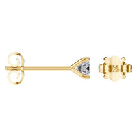 EA-2998 Yellow Gold Earrings SET - ANGLE