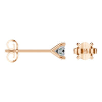 EA-2998 Rose Gold Earrings SET - ANGLE