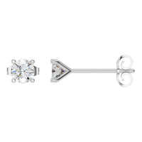 EA-2998 White Gold Earrings SET - Main View