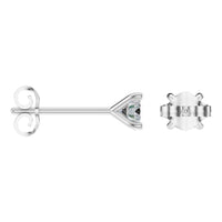 EA-2998 White Gold Earrings SET - ANGLE