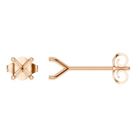 EA-2998 Rose Gold Earrings UNSET - Main View