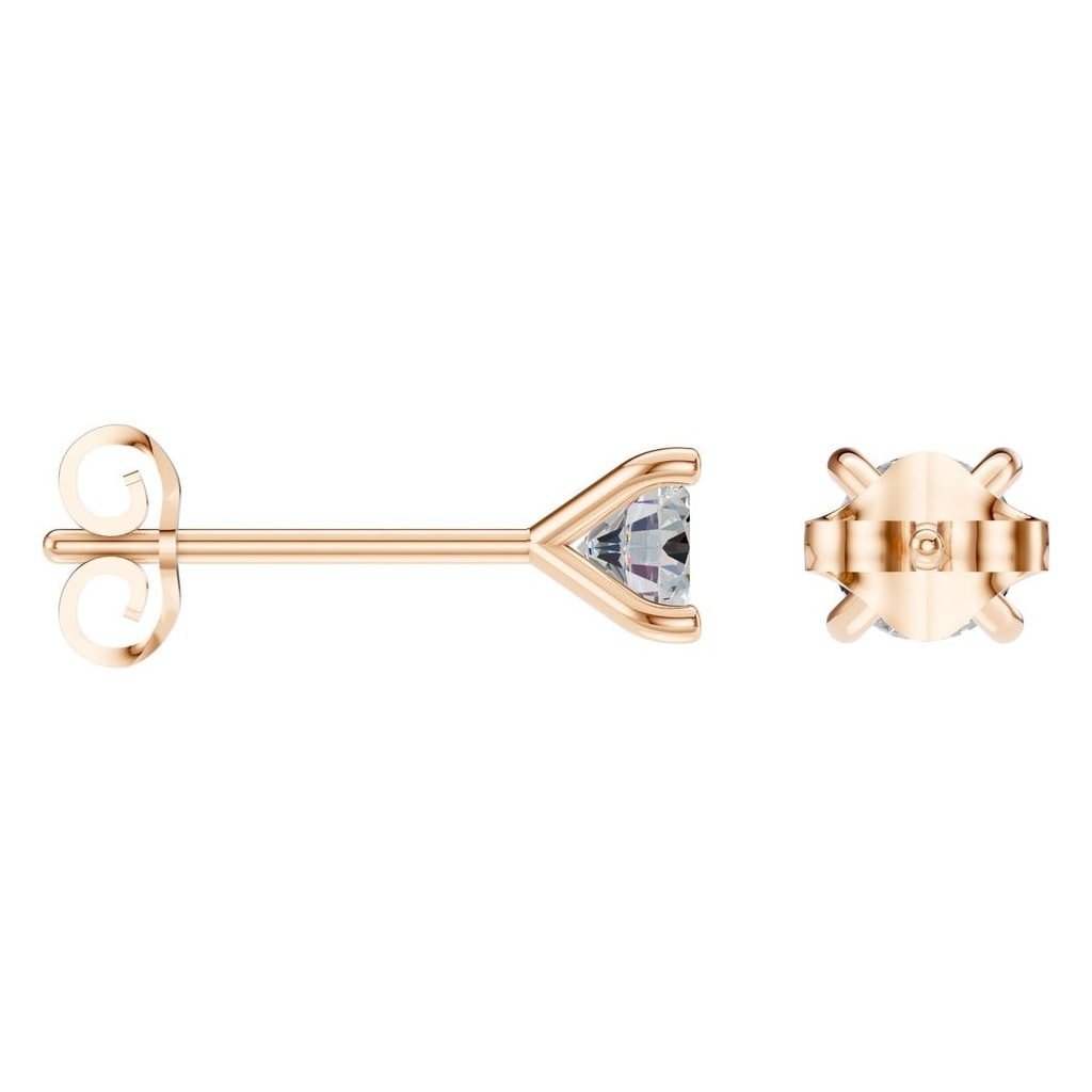 EA-2998 Rose Gold Earrings SET - ANGLE