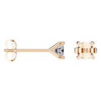 EA-2998 Rose Gold Earrings SET - ANGLE