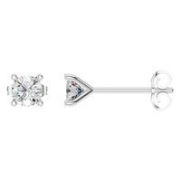 EA-2998 White Gold Earrings SET - Main View