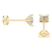 EA-2998 Yellow Gold Earrings SET - Side View