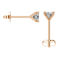 EA-2998 Rose Gold Earrings SET - BACK