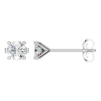 EA-2998 White Gold Earrings SET - Main View