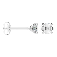 EA-2998 White Gold Earrings SET - ANGLE