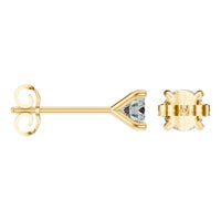 EA-2998 Yellow Gold Earrings SET - ANGLE