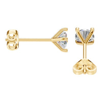 EA-2998 Yellow Gold Earrings SET - Side View