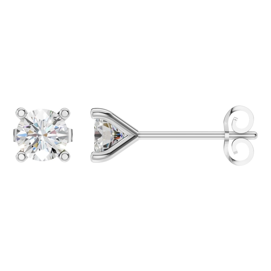 EA-2998 White Gold Earrings SET - Main View