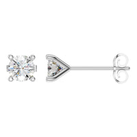 EA-2998 White Gold Earrings SET - Main View