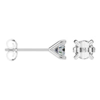 EA-2998 White Gold Earrings SET - ANGLE