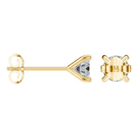 EA-2998 Yellow Gold Earrings SET - ANGLE