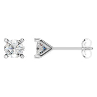 EA-2998 White Gold Earrings SET - Main View