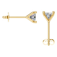 EA-2998 Yellow Gold Earrings SET - BACK