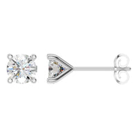 EA-2998 White Gold Earrings SET - Main View