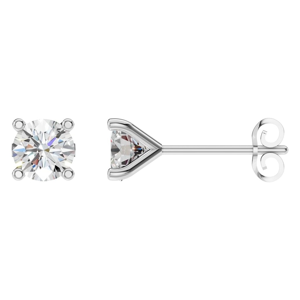 EA-2998 White Gold Earrings SET - Main View