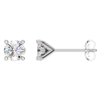 EA-2998 White Gold Earrings SET - Main View
