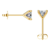 EA-2998 Yellow Gold Earrings SET - BACK