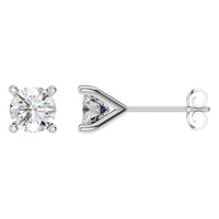 EA-2998 White Gold Earrings SET - Main View