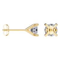 EA-2998 Yellow Gold Earrings SET - ANGLE