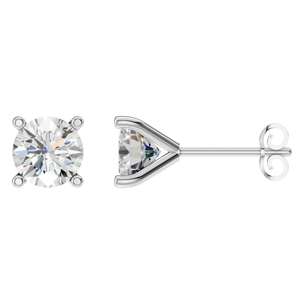 EA-2998 White Gold Earrings SET - Main View