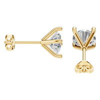 EA-2998 Yellow Gold Earrings SET - Side View
