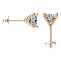 EA-2998 Rose Gold Earrings SET - BACK