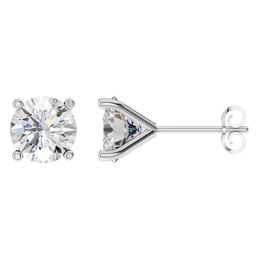 EA-2998 White Gold Earrings SET - Main View