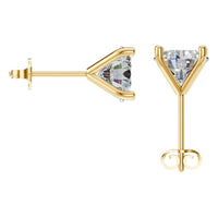 EA-2998 Yellow Gold Earrings SET - BACK