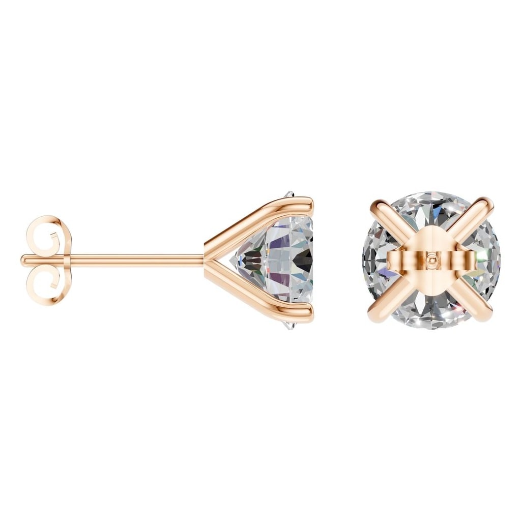 EA-2998 Rose Gold Earrings SET - ANGLE