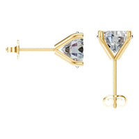EA-2998 Yellow Gold Earrings SET - BACK