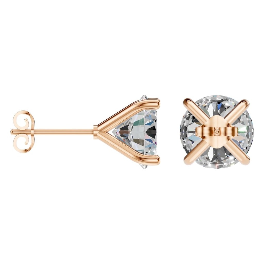 EA-2998 Rose Gold Earrings SET - ANGLE
