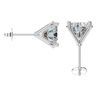 EA-2998 White Gold Earrings SET - BACK