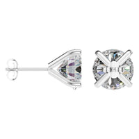 EA-2998 White Gold Earrings SET - ANGLE