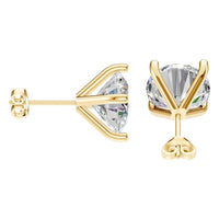 EA-2998 Yellow Gold Earrings SET - Side View