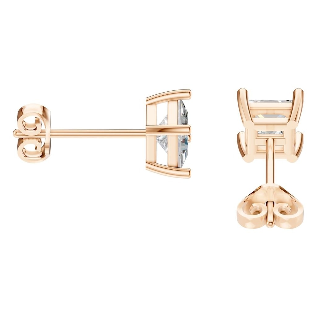 EA-3278 Rose Gold Earrings SET - Side View