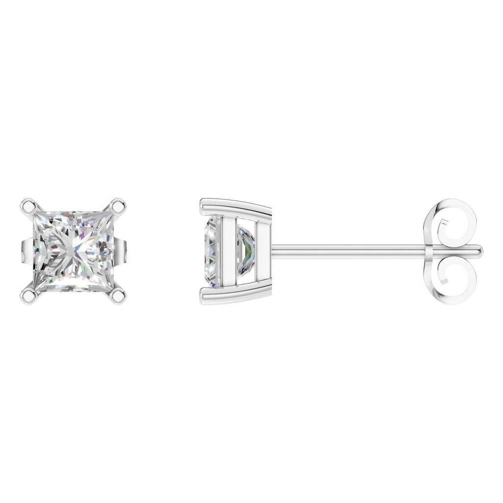 EA-3278 White Gold Earrings SET - Main View